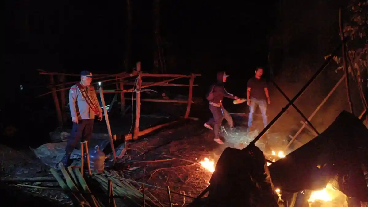 Polsek Pancur Batu Gerebek Dua Sarang Narkoba di Sibolangit, Barang Bukti Diamankan