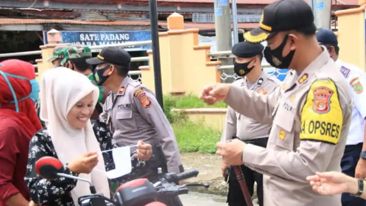 Cegah Penyebaran Covid-19, Personel Polres Subulussalam Jaga Lokasi Wisata