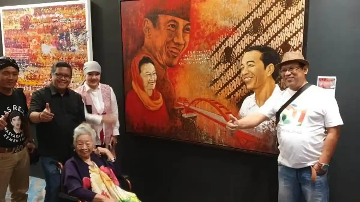 Para Seniman Lelang Lukisan untuk Dana Kampanye Jokowi-Ma'ruf