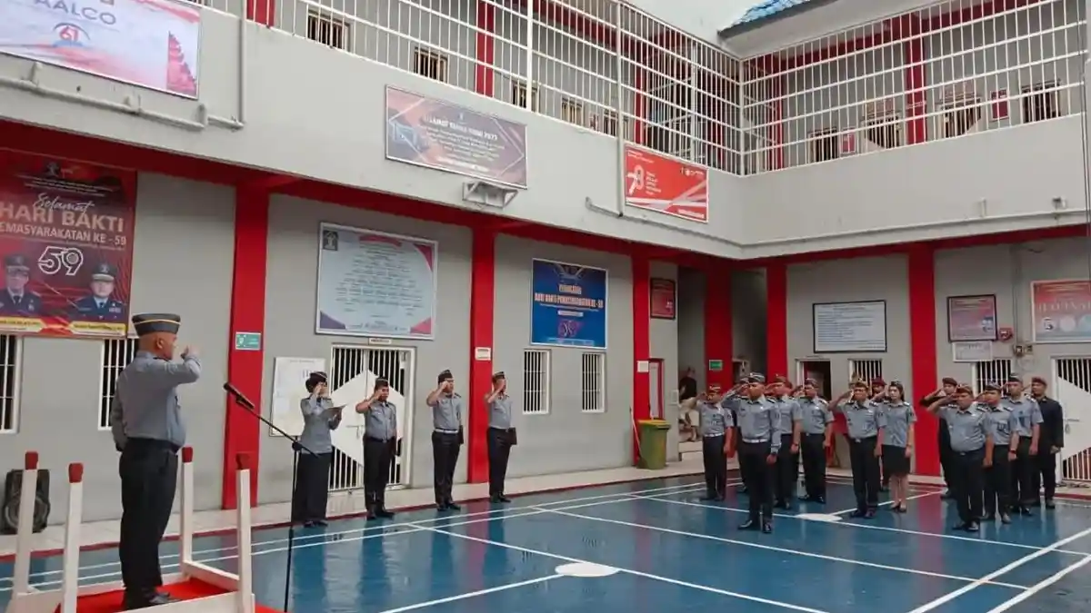 Lapas Barus Gelar Upacara Hari Kesaktian Pancasila: Seluruh Warga Jaga Idiologi Pancasila