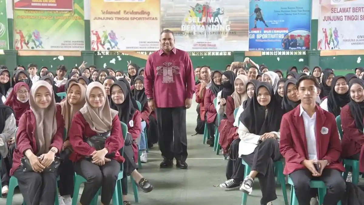 Rektor Eduart Wolok Beri Selamat Mahasiswa Baru UNG SNBP 2026:Kesuksesan Bukan Sekadar Keberuntungan