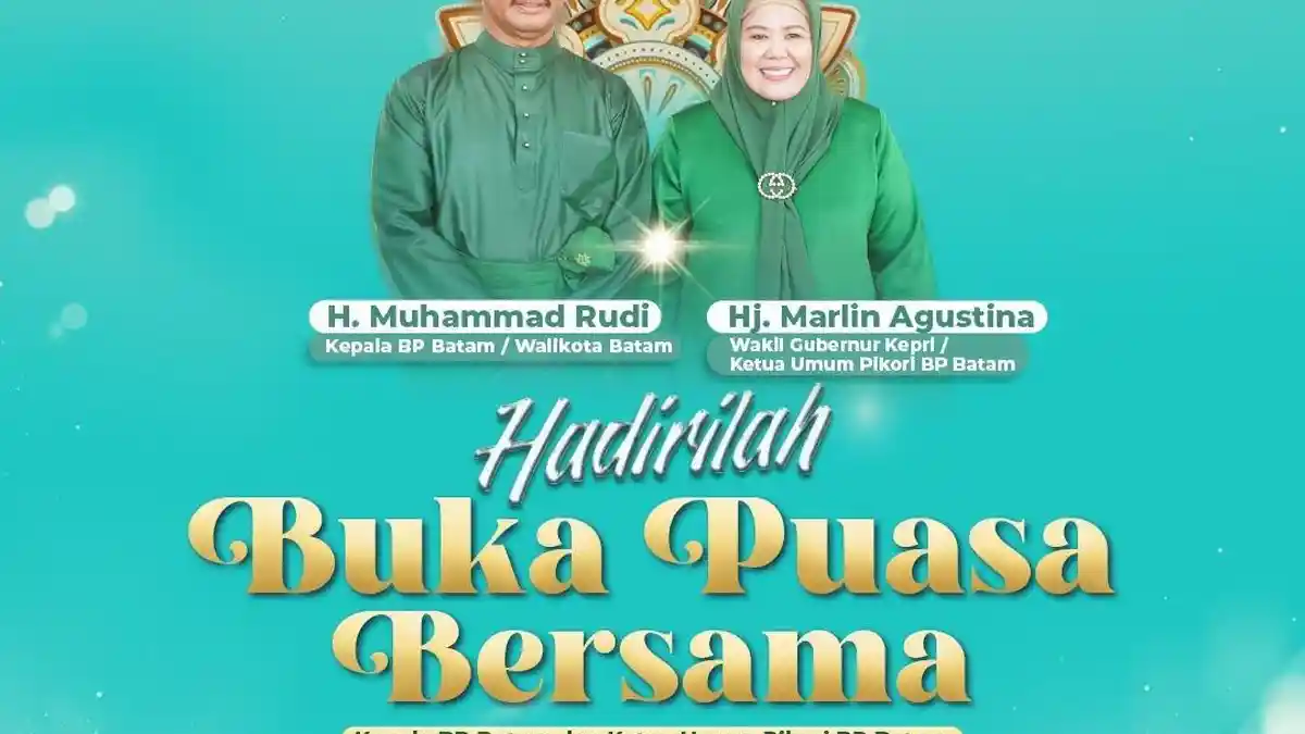 Hari Ini Wali Kota HM Rudi Undang Warga Batam Buka Puasa Bersama di Engku Putri