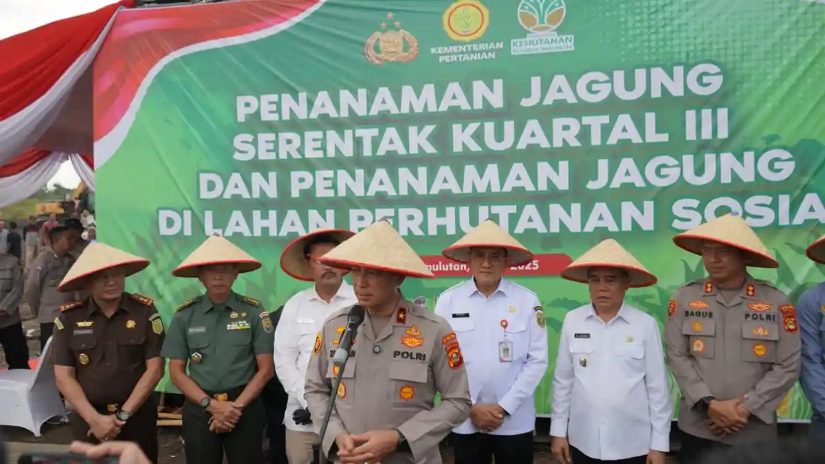 Wakapolda Sumsel Hadiri Penanaman Jagung Serentak Kuartal III Tahun ...