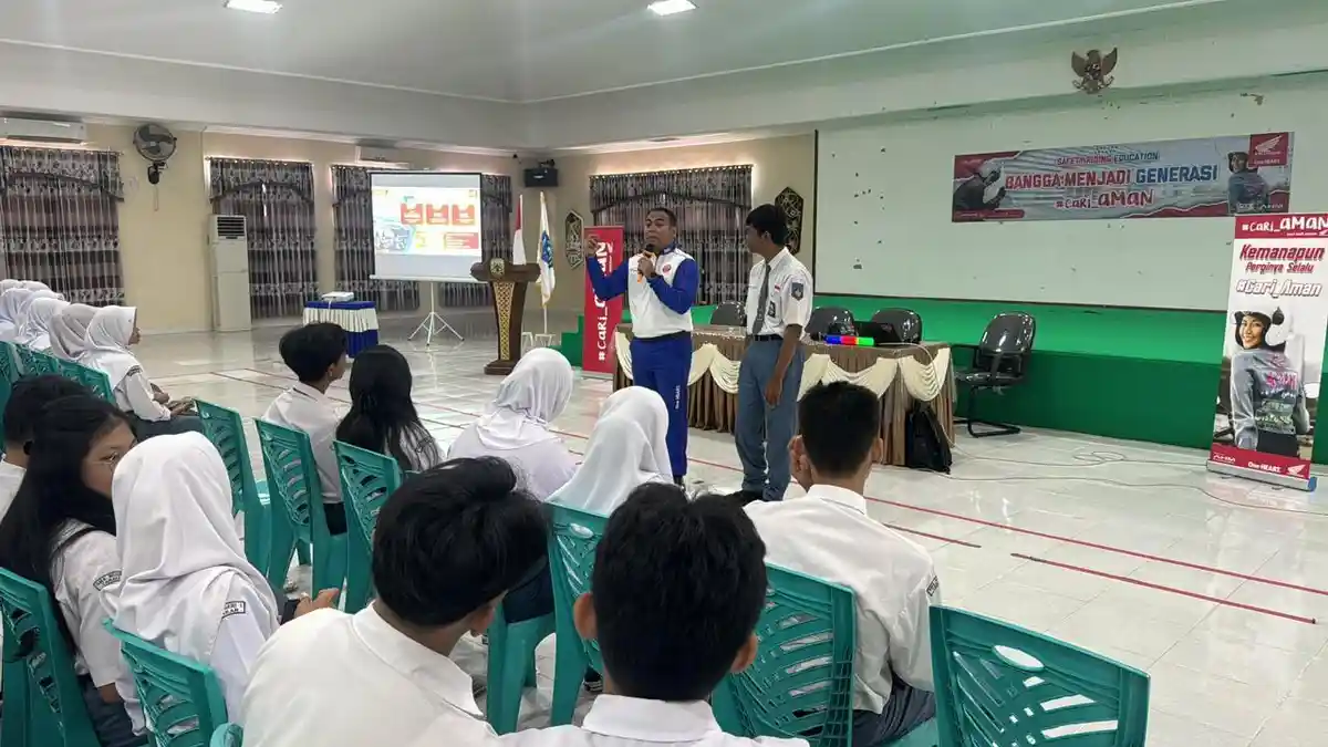 Astra Motor Kaltim 1 Ajak SMAN 1 Tarakan Perhatikan Keselamatan Berkendara 