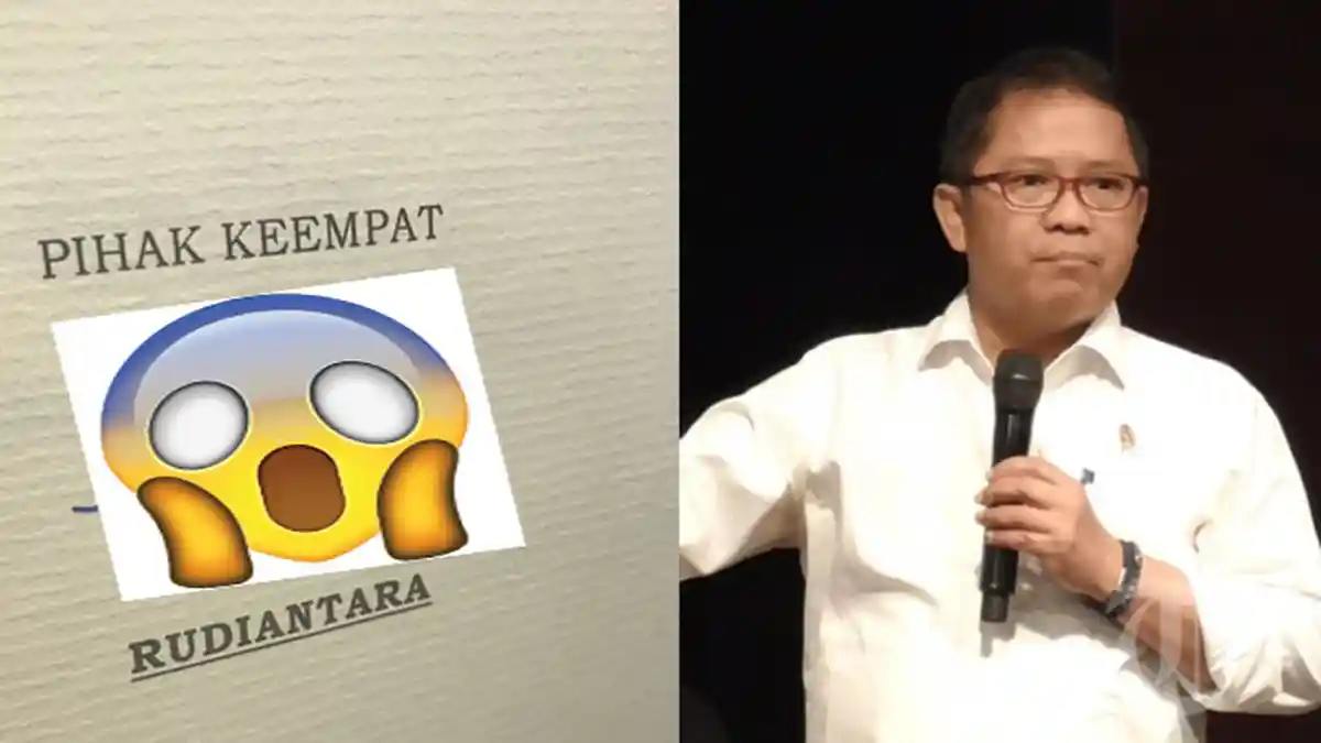 Tanda Tangan Menteri Kominfo Rudiantara yang Kelewat Simpel, Tanda ...