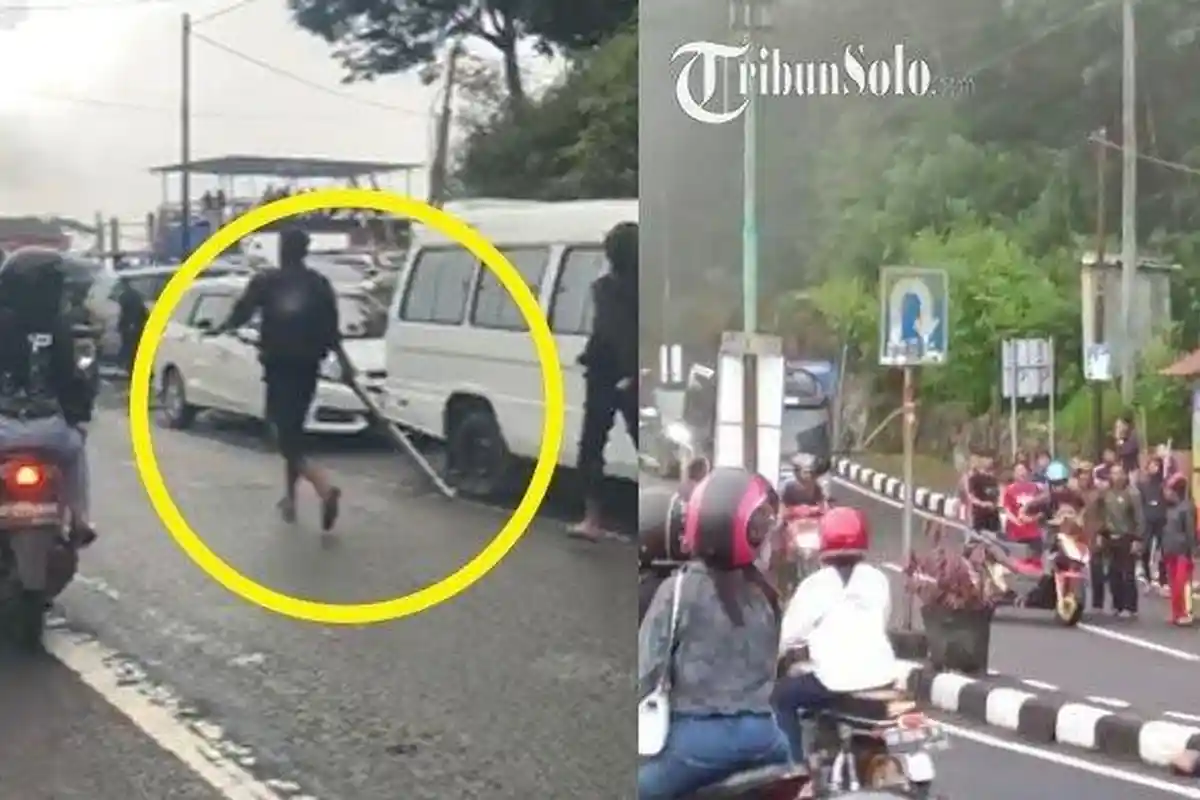 Viral Video Kronologi Ricuh di Tawangmangu, Warga Usir Puluhan Pengendara Knalpot Brong