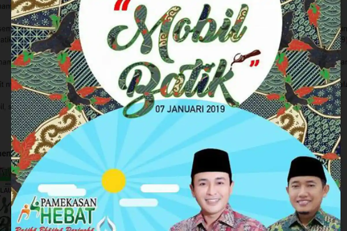Dibranding Motif Batik Sekar Jhagad, 90 Mobil Dinas Pemkab Pamekasan Akan Konvoi di Jalanan Kota