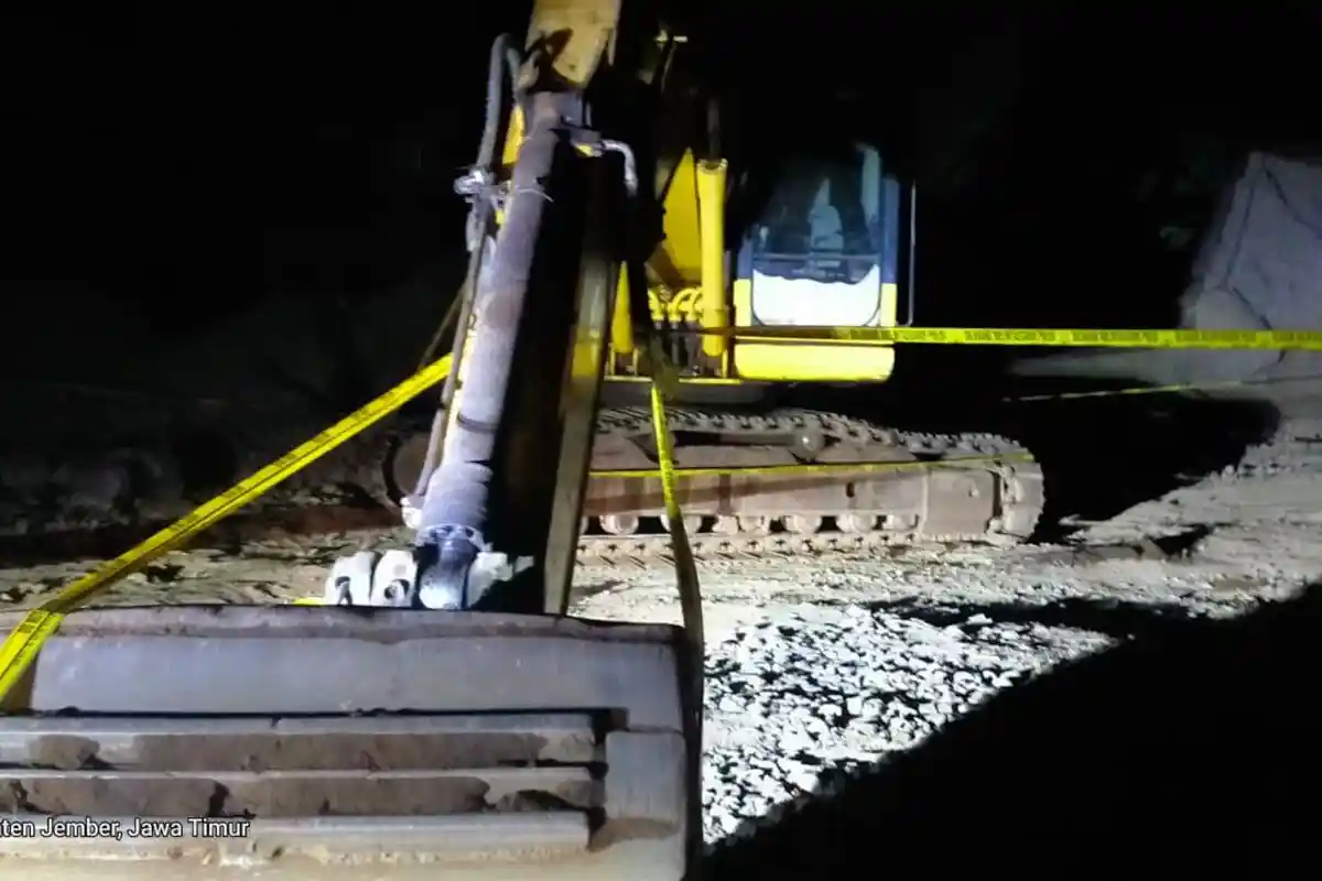 Lima Tersangka Ditahan, Polisi Tutup Tambangan Galian C Ilegal di Jember yang Tewaskan Pekerja