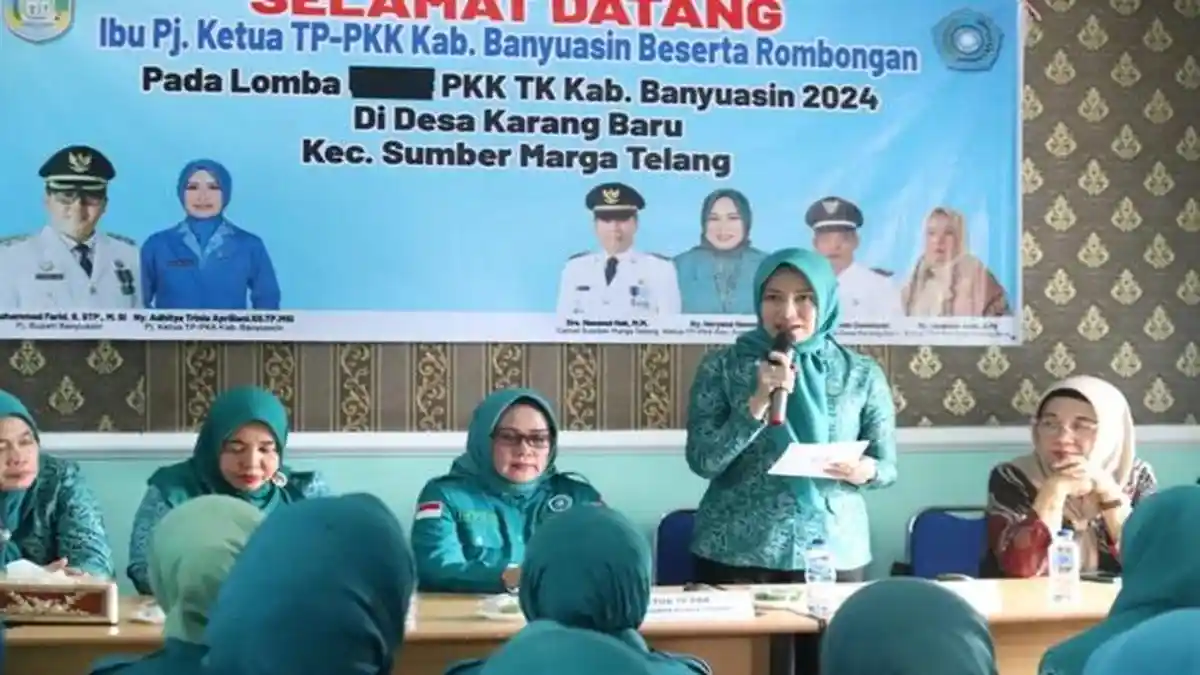 Adhitya Trinia Apriliani Farid Ajak Kader PKK Sumber Marga Telang Maksimalkan Posyandu