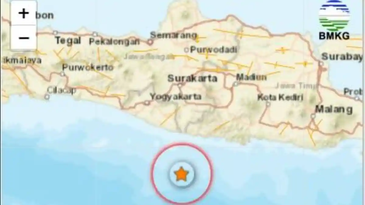 Gempa Gumi Melanda Pacitan Jawa Timur, Berpusat di Kedalaman 23 Km