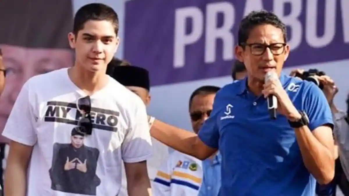 Al Ghazali Disebut Mirip dengan Prabowo Sewaktu Muda oleh Sandiaga Uno, Lihat Fotonya