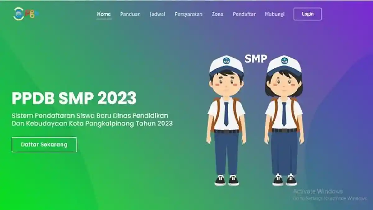 PPDB SMP Pangkalpinang 2023 Berakhir : 6 Sekolah Negeri Overload, 5 ...