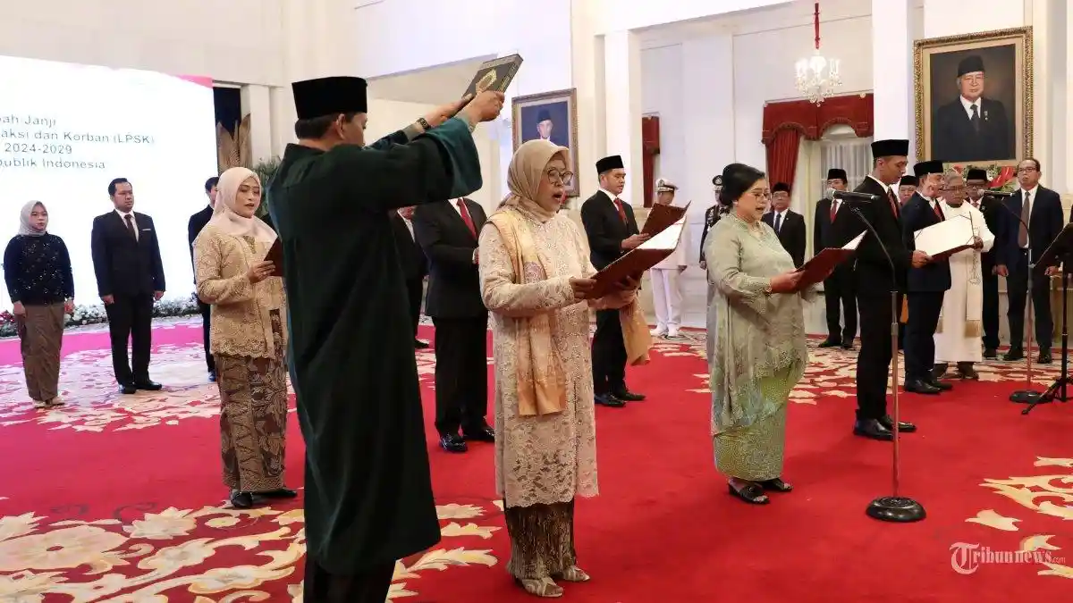 DAFTAR NAMA 7 Anggota LPSK Periode 2024-2029 Diambil Sumpahnya di Istana Negara, Berikut Profilnya