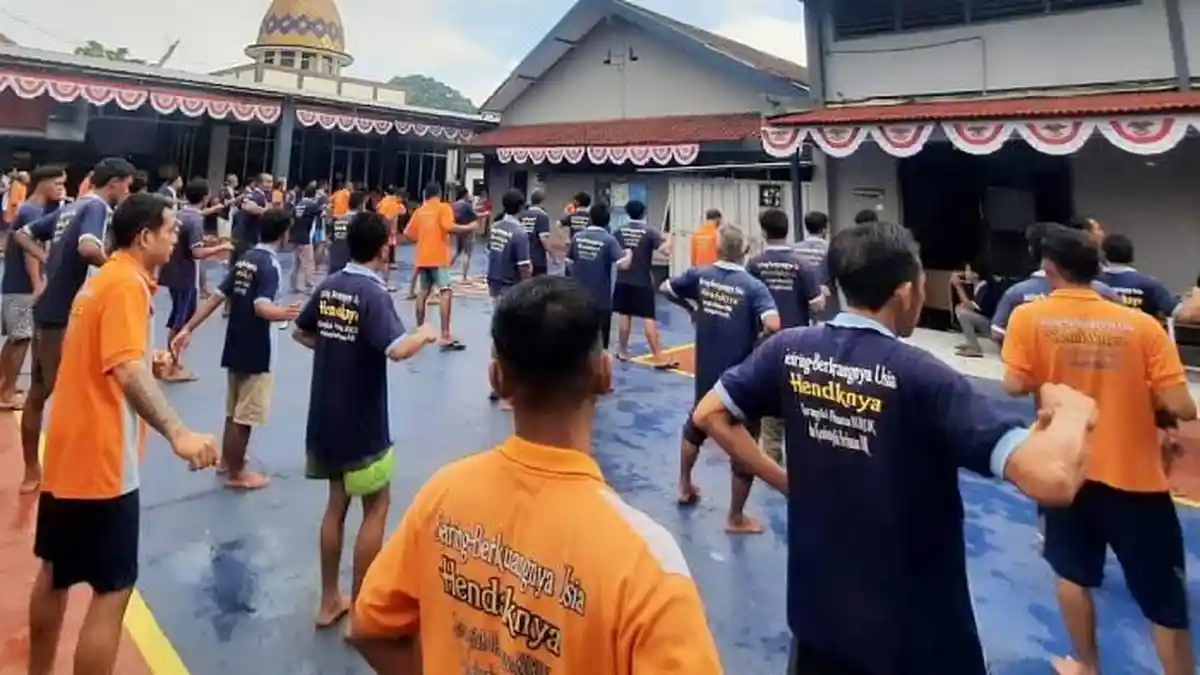 Ratusan Napi Lapas Kelas IIB Blitar dapat Remisi HUT RI ke-79, 5 Orang Langsung Bebas