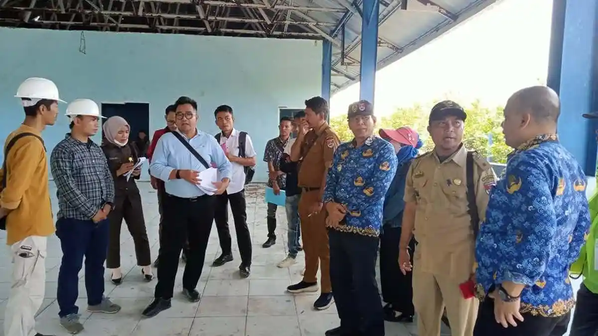 Dinas Perikanan Mesuji Tinjau TPI Desa Sidang Muara Jaya