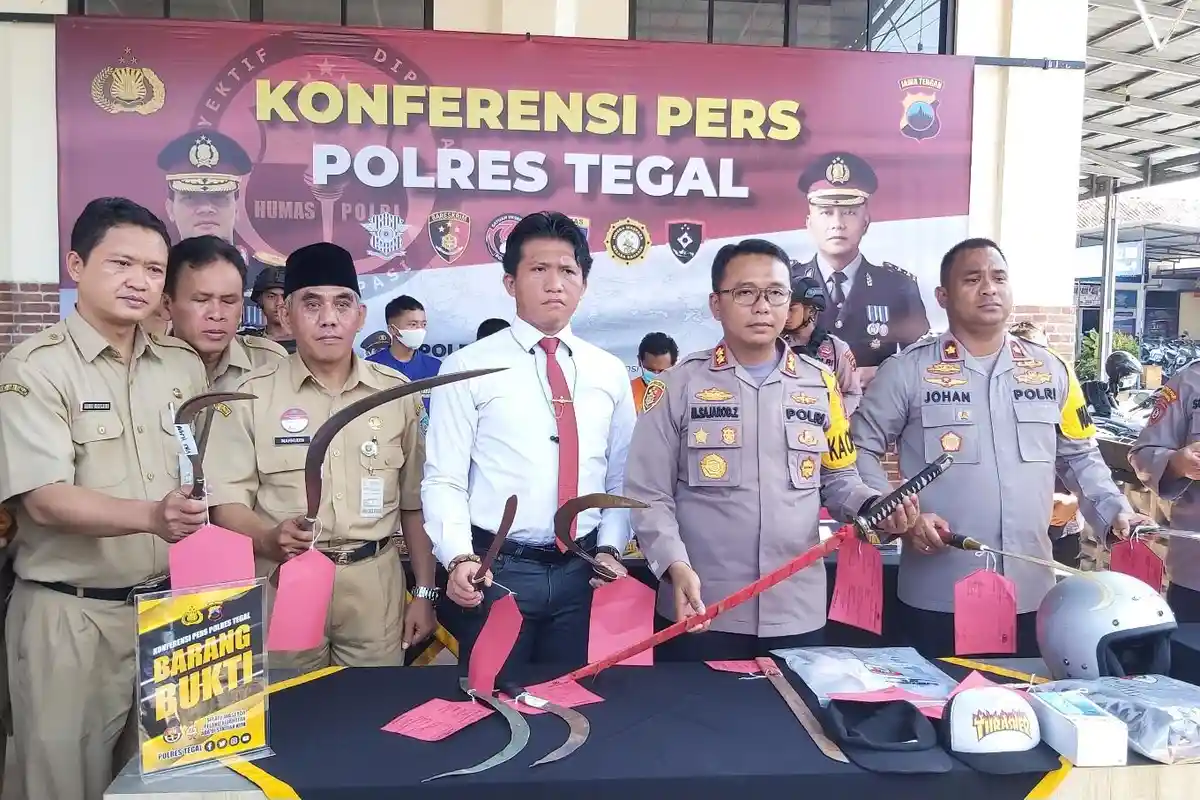 Total 31 Pelajar Diamankan Terkait Kasus Tawuran Tegal yang Akibatkan Anak Anggota DPRD Tewas