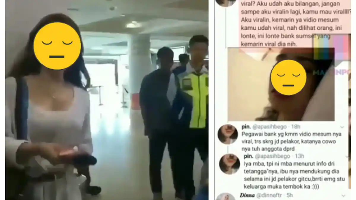 Viral Diduga Eks Pegawai Bank Sumsel yang Video Mesumnya Heboh Dilabrak Istri Sah Anggota DPRD