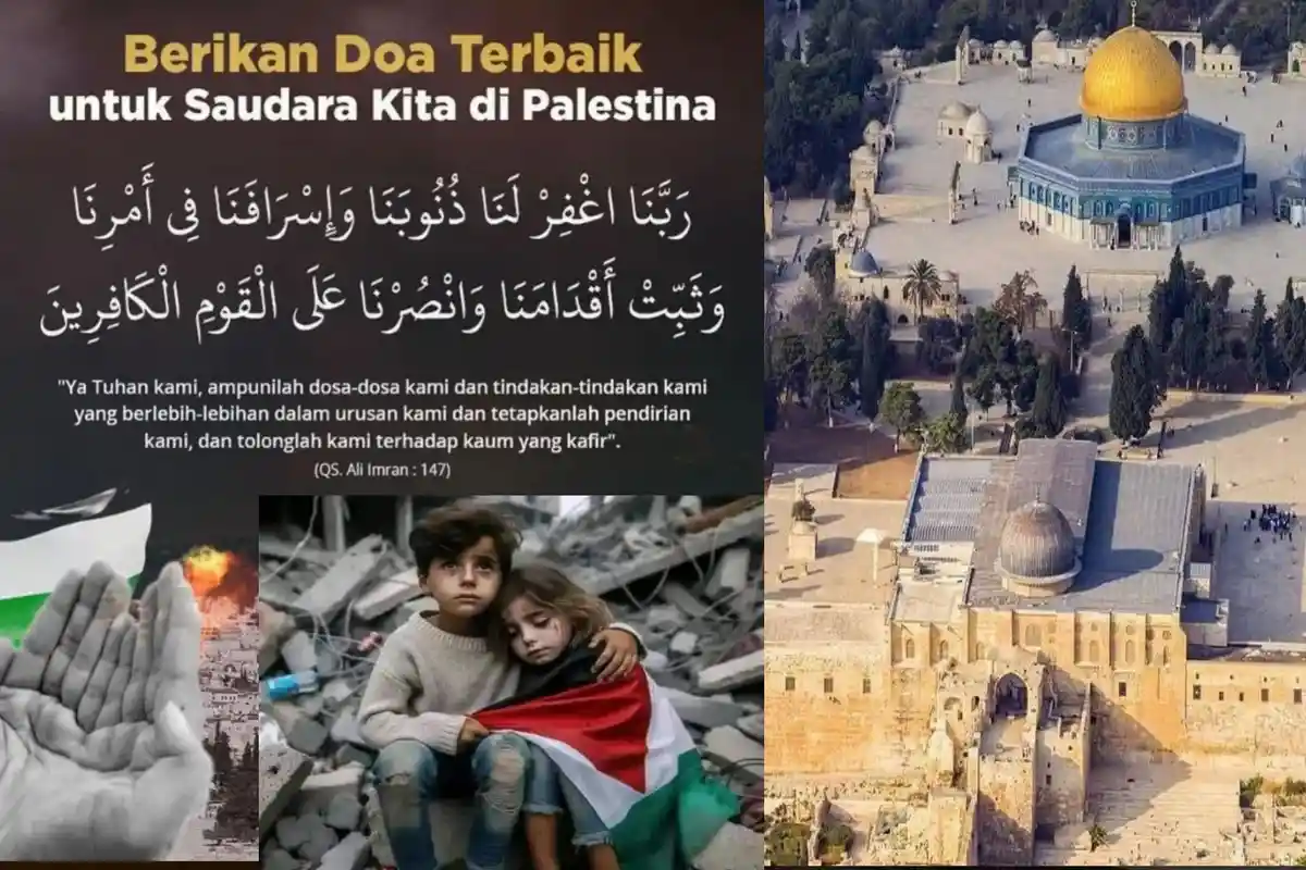 8 Bacaan Doa Untuk Gaza dan Palestina, Doa Mohon Pertolongan dan Keselamatan