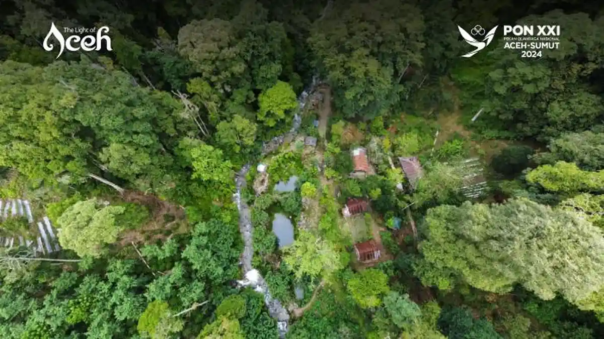 Paling Digemari Wisman, Rainforest Lodges Kedah Bungalow Objek Wisata Dikaki Gunung Leuser - Foto-udara-objek-wisata-di-Gayo-Lues-Rainforest-Lodges-Kedah-Bunglow.jpg