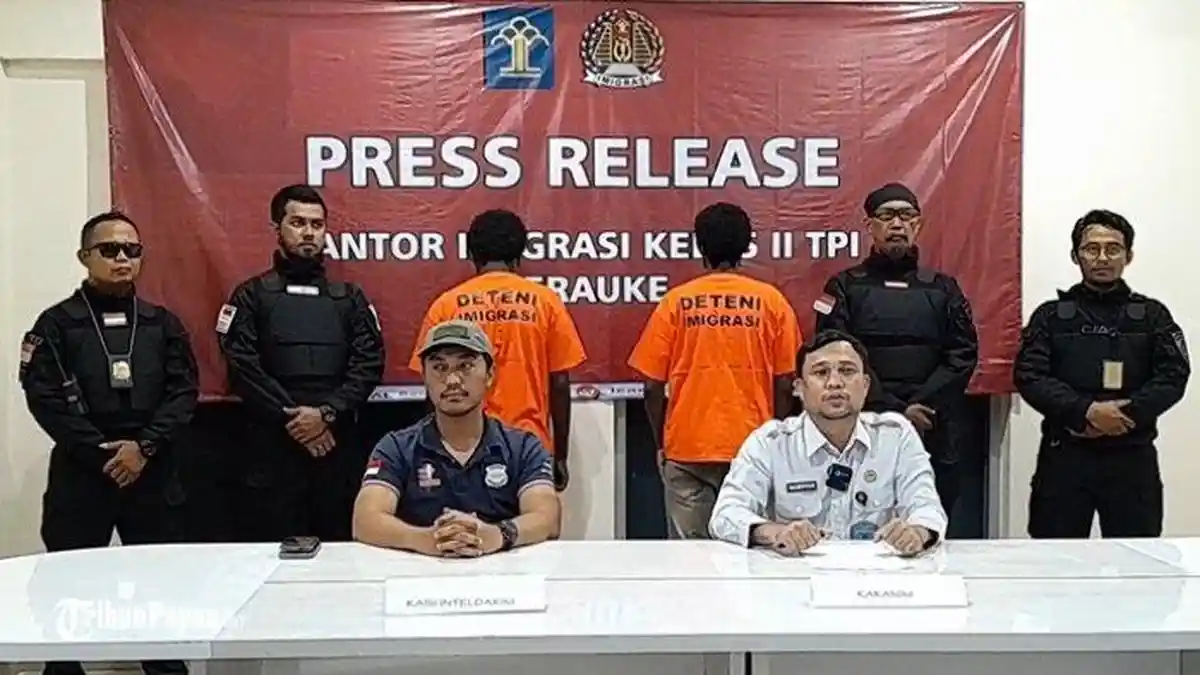 Dua WNA Republik Chad Diamankan Kantor Imigrasi Kelas II TPI Merauke, akan Segera Dideportasi