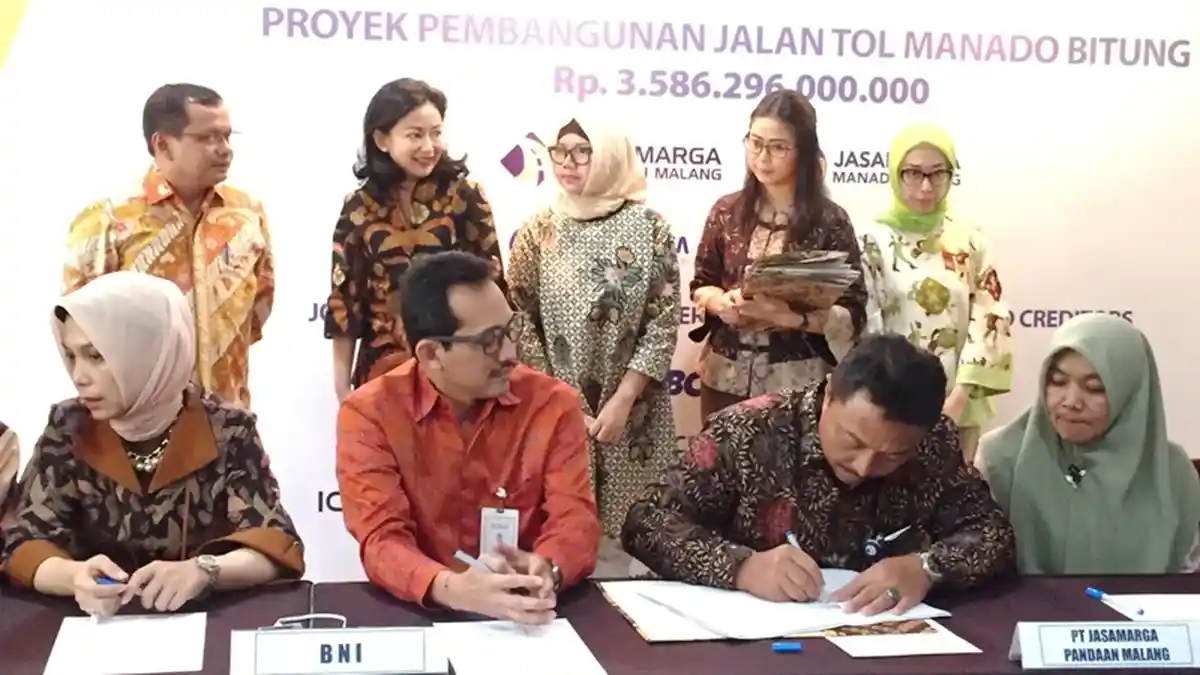 Jasa Marga Terima Kredit Sindikasi untuk Tol Pandaan-Malang dan Manado-Bitung