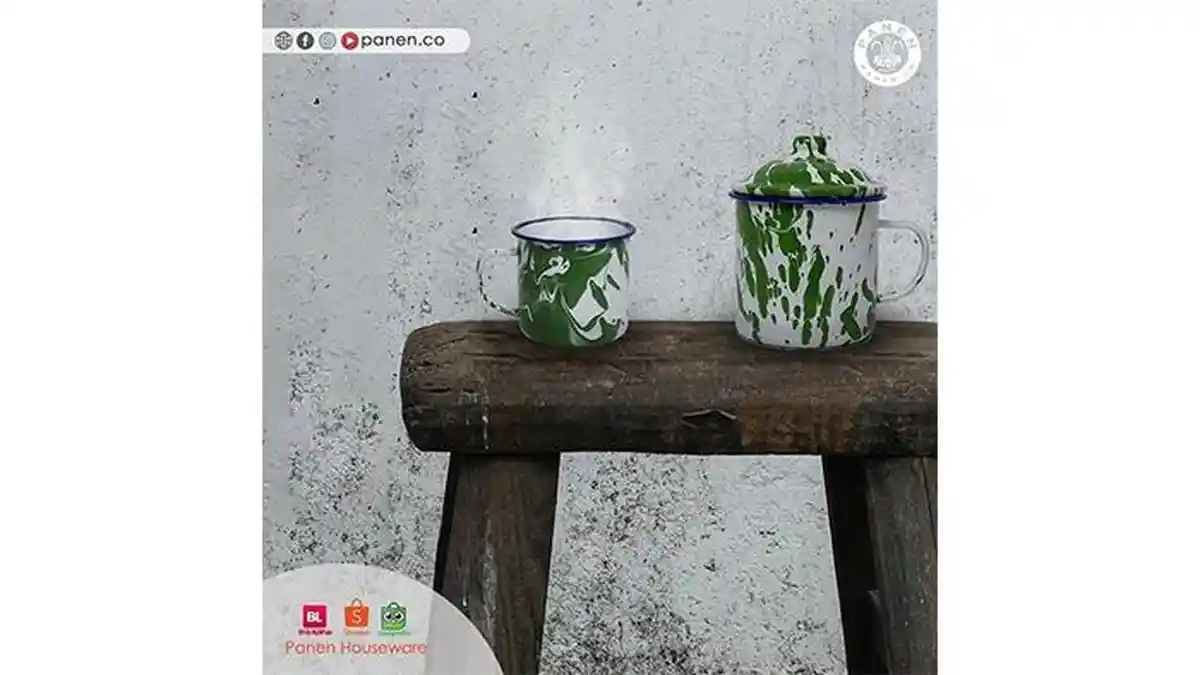 Cangkir Jadul Batik Panen.Co Houseware Menjadi Daya Tarik Masyarakat
