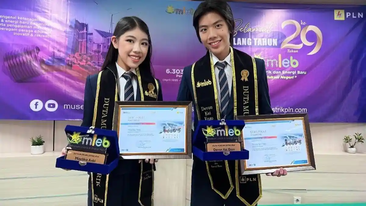 Mischka-Devon Jadi Duta PLN Museum Listrik dan Energi Baru, Siap Wujudkan Generasi Emas Indonesia