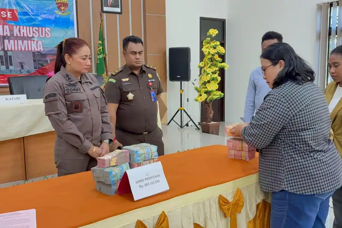 Korupsi Pembagunan Jembatan Distrik Agimuga Mimika, Tersangka Kembalikan Uang Rp 685 Juta