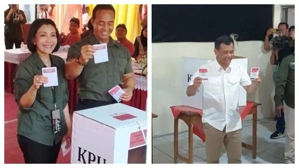 Kata Andika Perkasa dan Ahmad Luthfi usai Nyoblos di Pilkada Jateng 2024