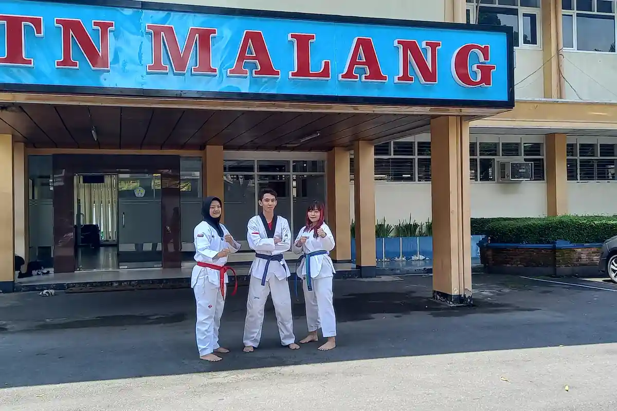 Atlet Taekwondo ITN Malang Berjaya di Kejurnas Virtual Papua Open 2022