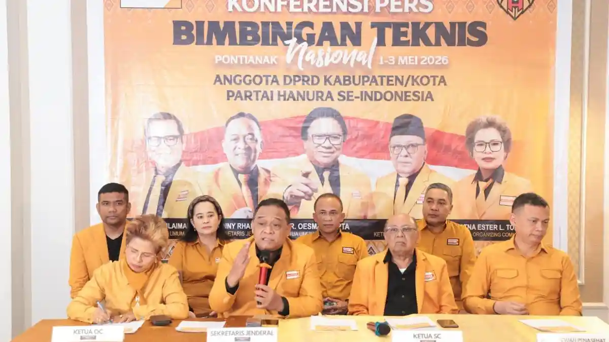 Benny Rhamdani: Bimteknas DPRD Hanura di Pontianak Perkuat Kapasitas dan Konsolidasi Partai