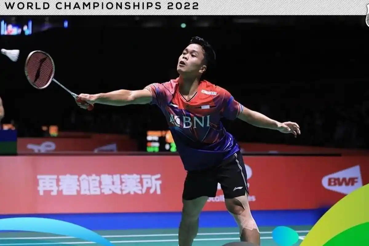 Hasil Kejuaraan Dunia 2022: Tak Kurang dari Setengah Jam, Anthony Ginting Amankan Tiket 16 Besar