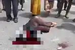 BREAKING NEWS: Pemotor Wanita Diduga Jatuh Dari Flyover Pasar Pagi Arengka