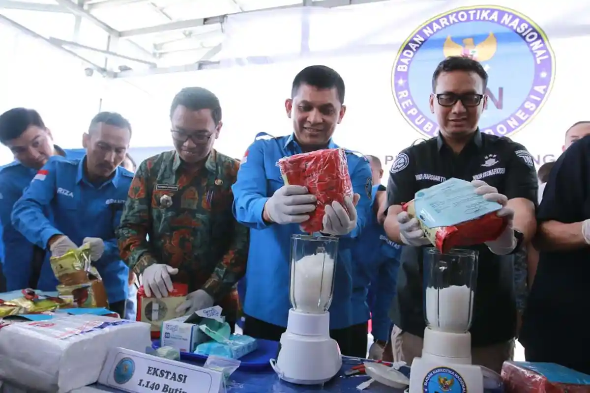 Napi Lampung Andalkan Dua Kurir Edarkan Sabu 3,2 Kilogram