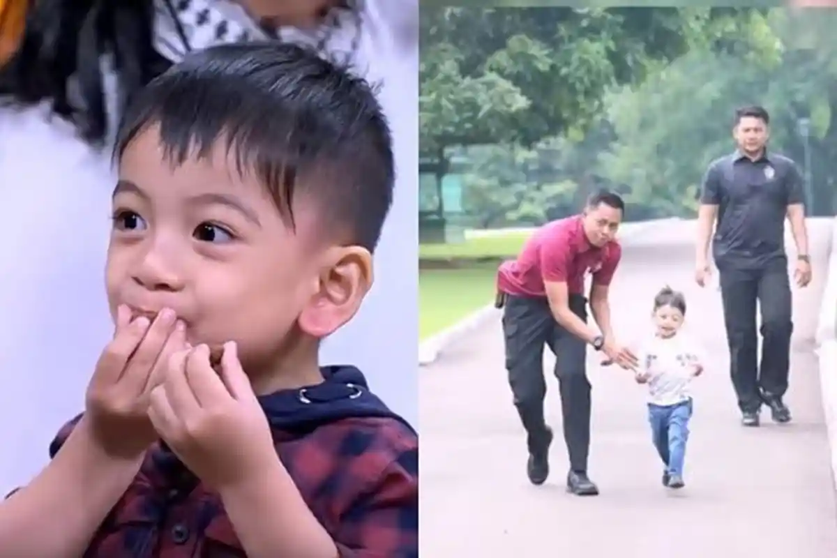 Ketika Jan Ethes Riang Gembira ke Pusat Perbelanjaan Bareng Ajudan, Lempar Bantal Langsung Ditangkap