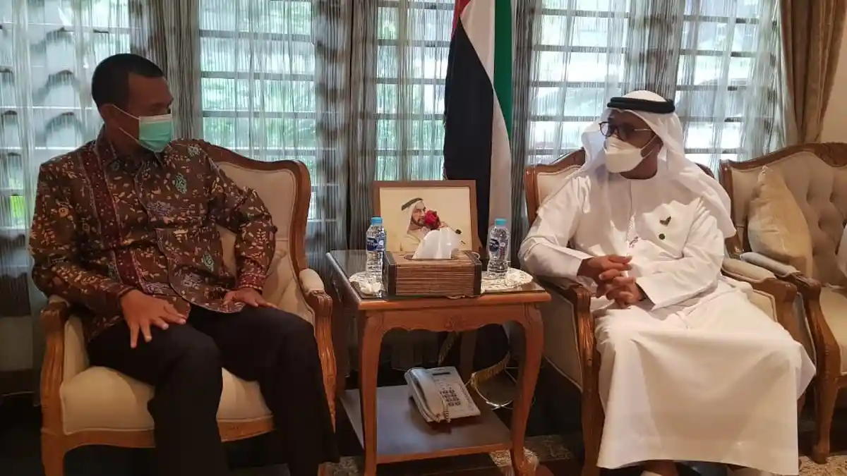 Jumpai Duta Besar Uni Emirat Arab, Wali Kota Genius Umar Kenalkan Pariaman dan Potensi Daerah