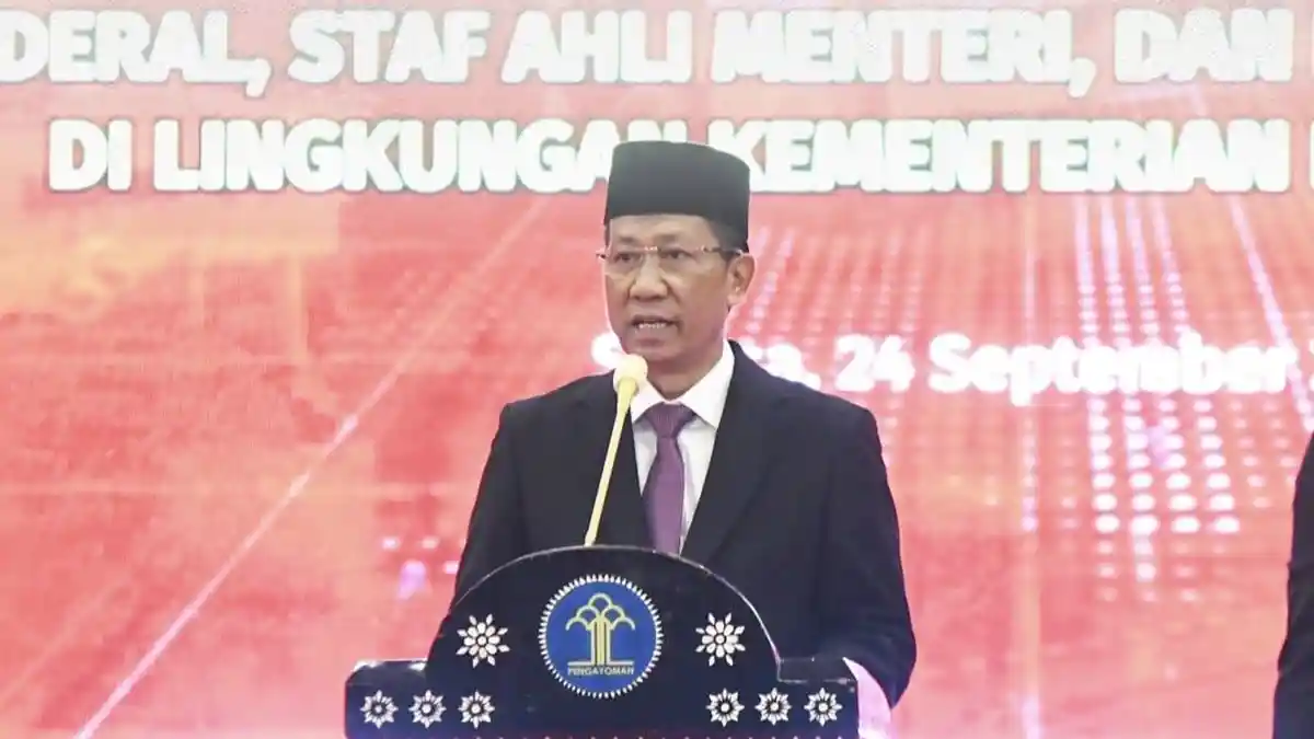 Menkumham RI Gelar Pelantikan dan Serah Terima Jabatan Pimpinan Tinggi Madya