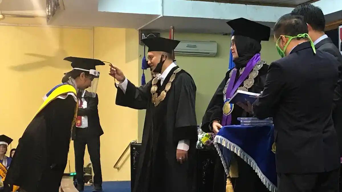 Wisuda Online USM, Ini Pesan Prof Muladi untuk Wisudawan