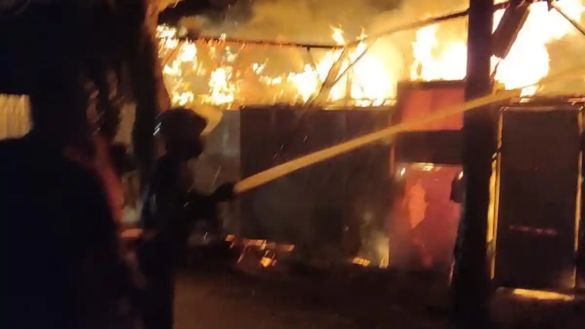 Rumah Penjual Semangka Turut Jadi Korban Kebakaran di Bandar Lampung