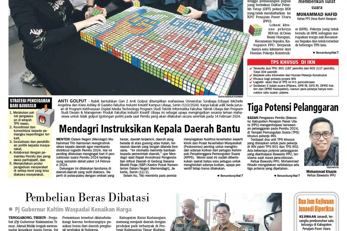 Pekerja IKN Nusantara Hanya Coblos Capres-Cawapres 2024, Dua TPS Khusus di Area Pembangunan Ibu Kota