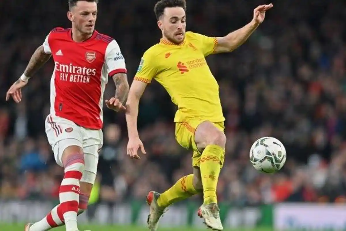 2 Gol Diogo Jota Bungkam Tuan Rumah Arsenal, Liverpool Menyusul Chelsea ke Final Piala Liga Inggris