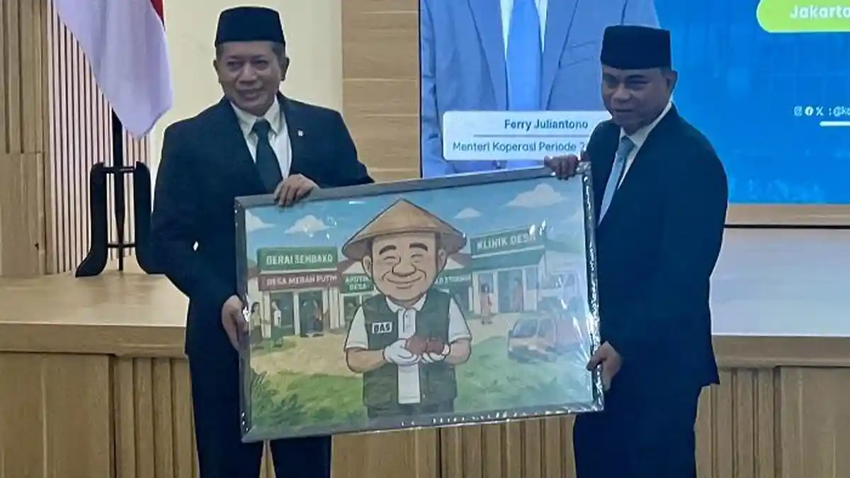 Sertijab Menteri Koperasi, Budi Arie Setiadi Mengawali dan Mengakhiri Jabatan Pakai Dasi Biru