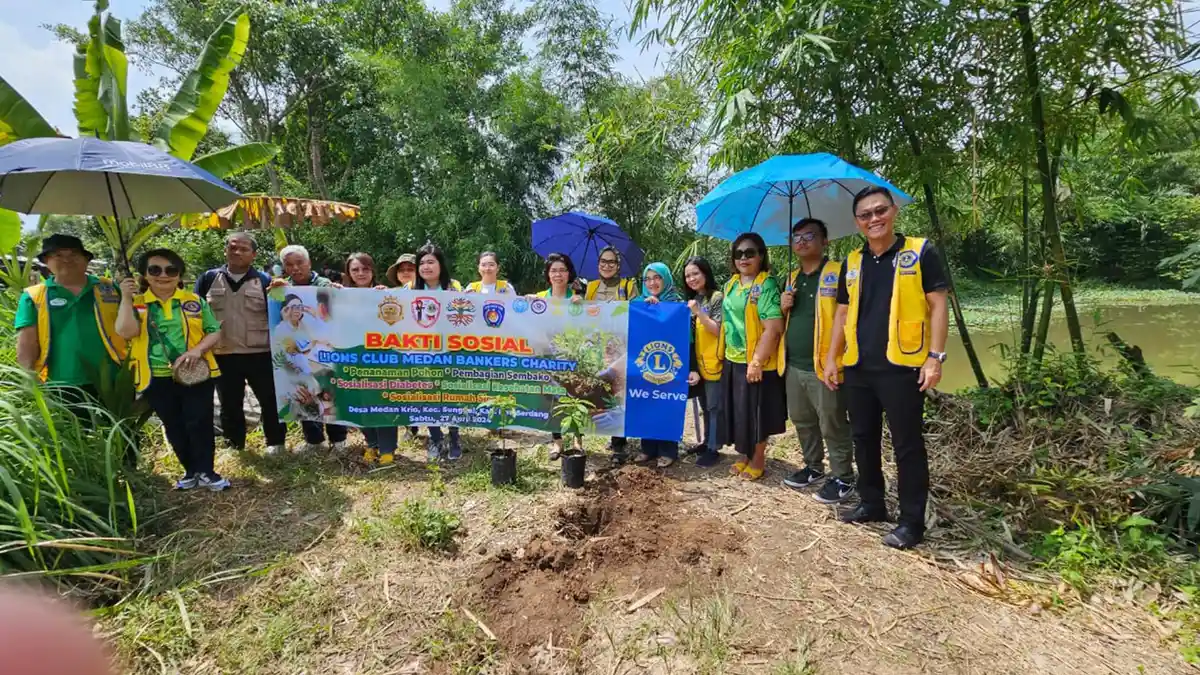 Peringati Hari Bumi, Lions Club Medan Selenggarakan Bakti Sosial dan ...