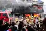 Kebakaran Ruko di Pasar Induk Caringin Bandung