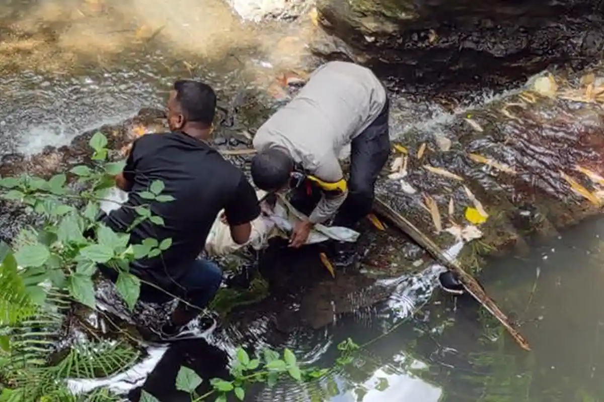 Warga Desa Pesanggrahan Lombok Timur Temukan Mayat Bayi di Sungai, Diduga Hasil Hubungan Gelap