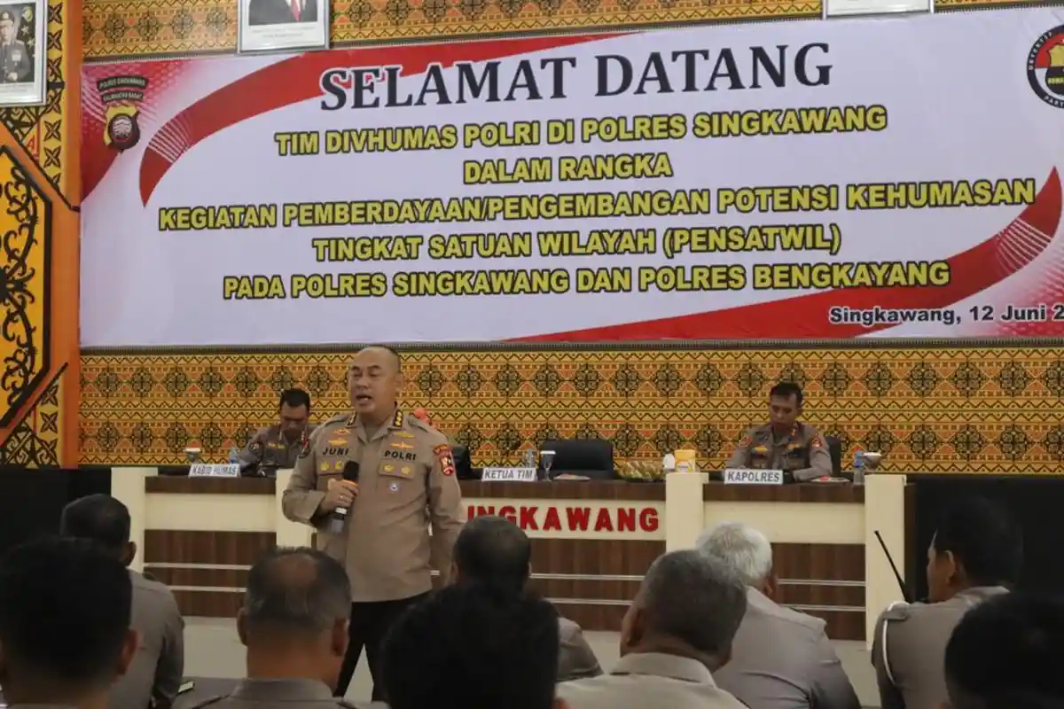 Tim Divhumas Polri Kunjungan Kerja di Polda Kalbar dan Tiga Polres Jajaran