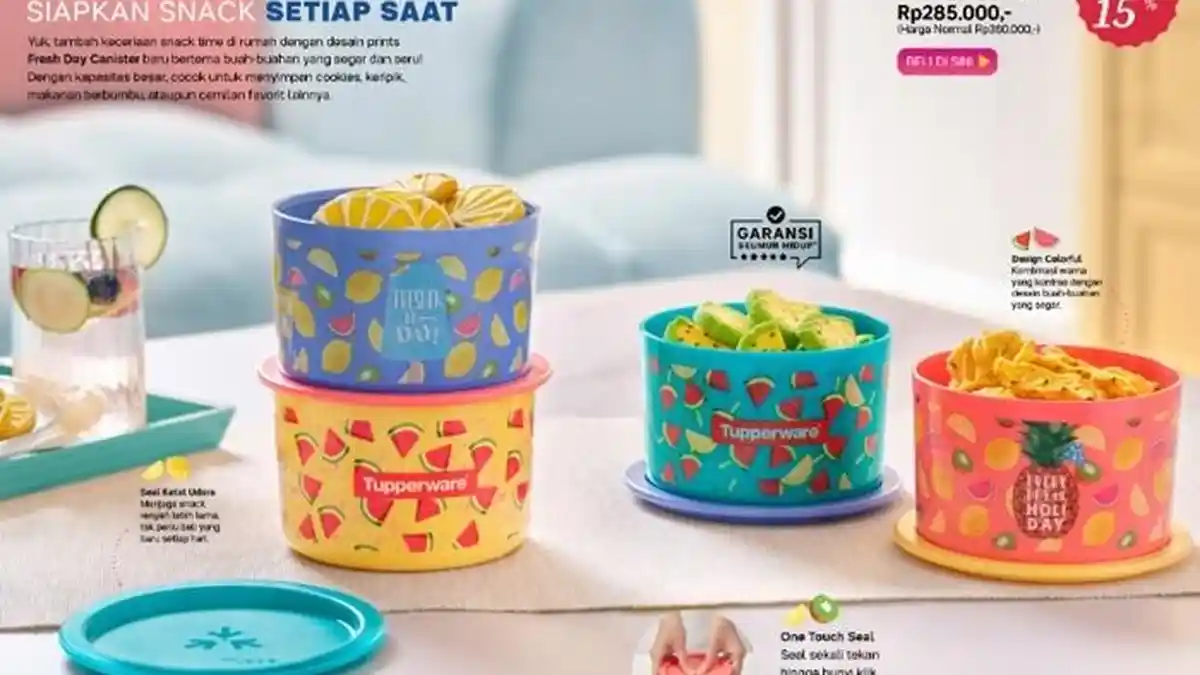 BIG SALE 11.11! Promo Tupperware 11 November 2023 Desain Baru Diskon, New Edition Harga Spesial
