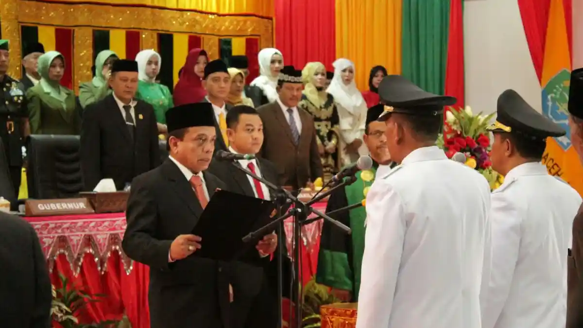 Sah, Irfan-Yusri Jabat Bupati dan Wakil Bupati Aceh Jaya