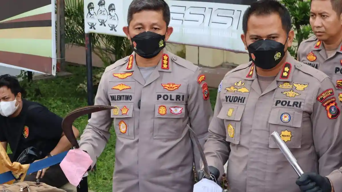 Polrestabes Medan Tangkap 5 Pelaku Terkait Tawuran Maut di Medan