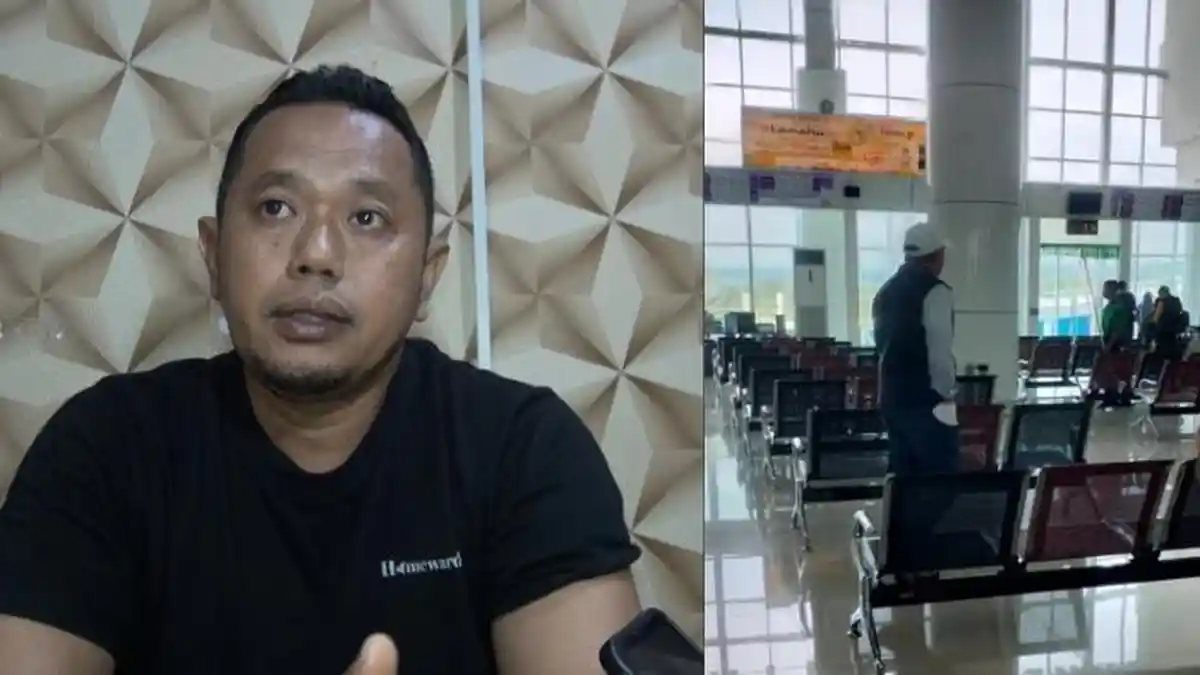 Viral Foto Hamim Pou di Bandara Djalaluddin, Kejati Gorontalo: Berobat ke Luar Daerah